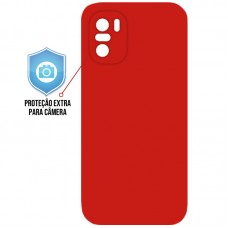 Capa para Xiaomi Mi 11X Pro - Emborrachada Protector Vermelha